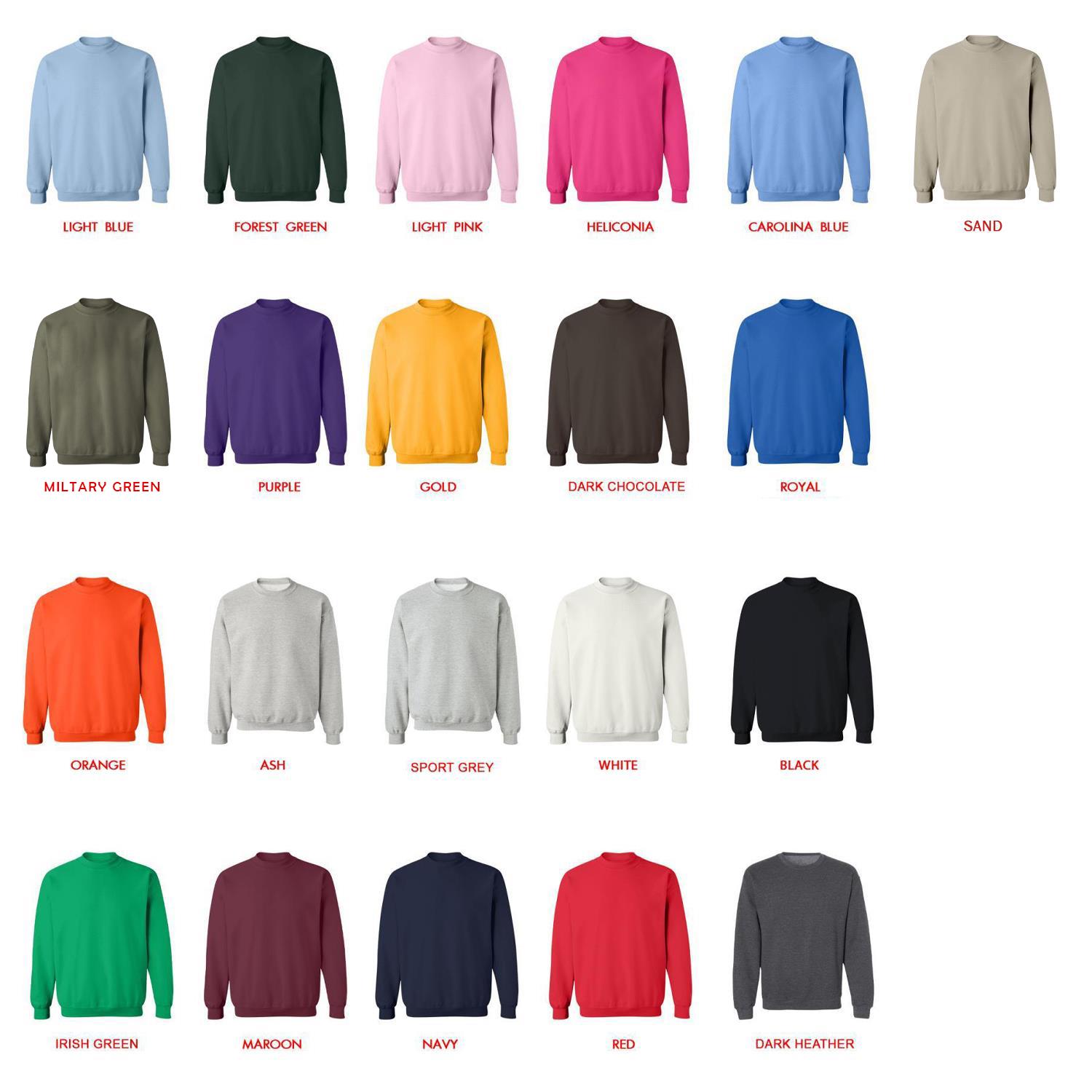 sweatshirt color chart - Horizon Zero Dawn Store