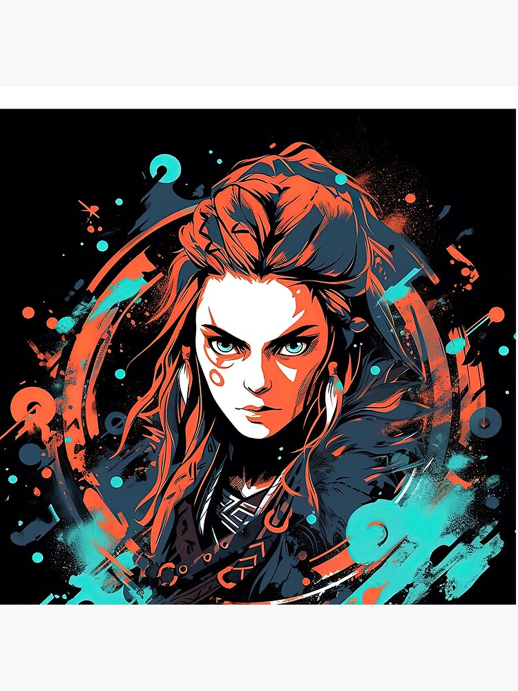 Horizon Zero Dawn Aloy Warrior Throw Pillow - Image 2