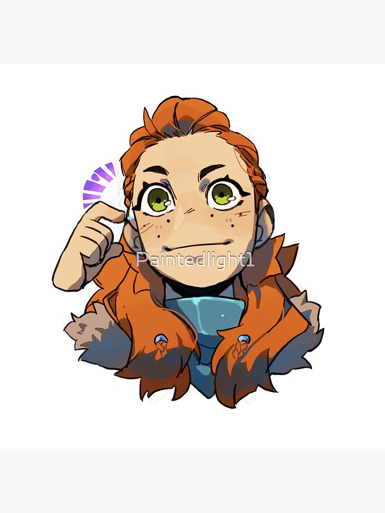 Horizon Zero Dawn Focus Aloy Throw Pillow - Image 2