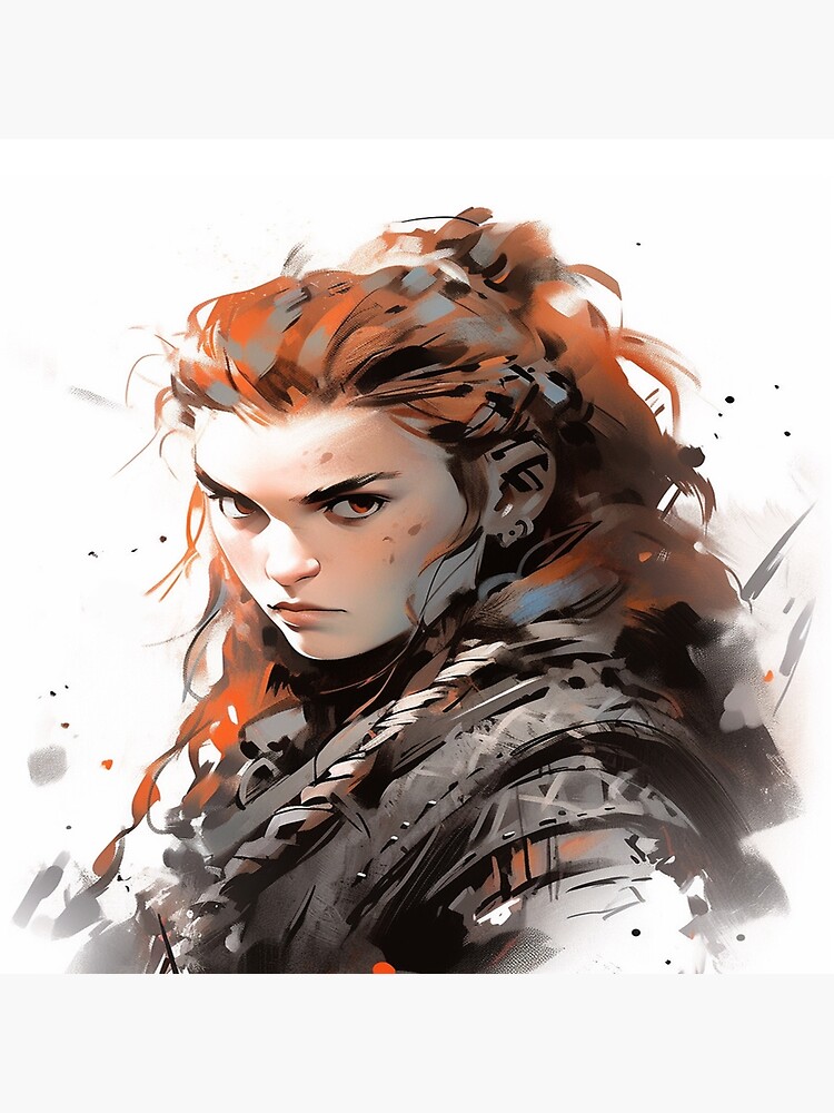 Horizon Zero Dawn Aloy Outcast Throw Pillow - Image 2
