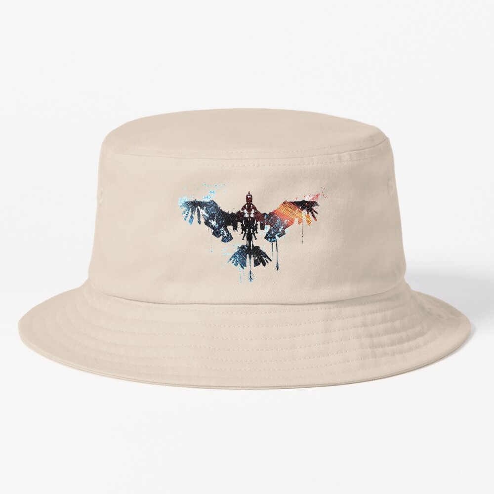 Eagle Wing Abstract Color Bucket Hat