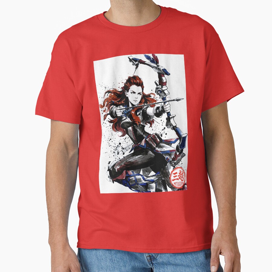 Horizon Zero Dawn Aloy Sumi E T-shirt - Image 5