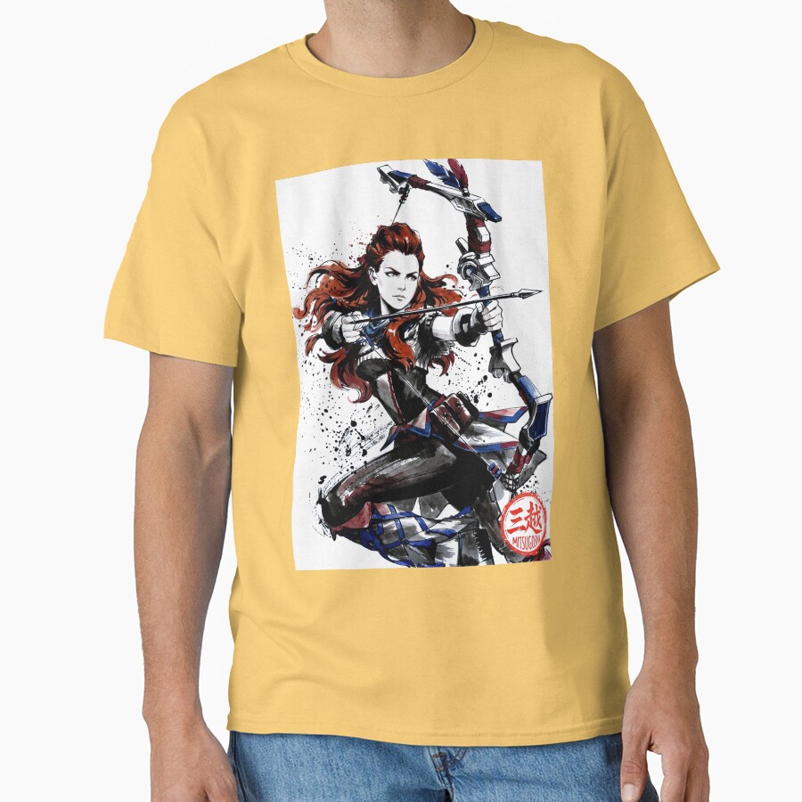 Horizon Zero Dawn Aloy Sumi E T-shirt - Image 6