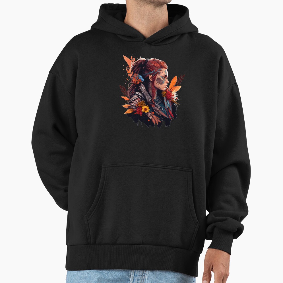 Horizon Zero Dawn Feathers Aloy Hoodie
