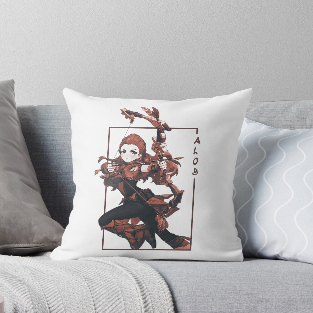 Horizon Zero Dawn Aloy Cool Throw Pillow