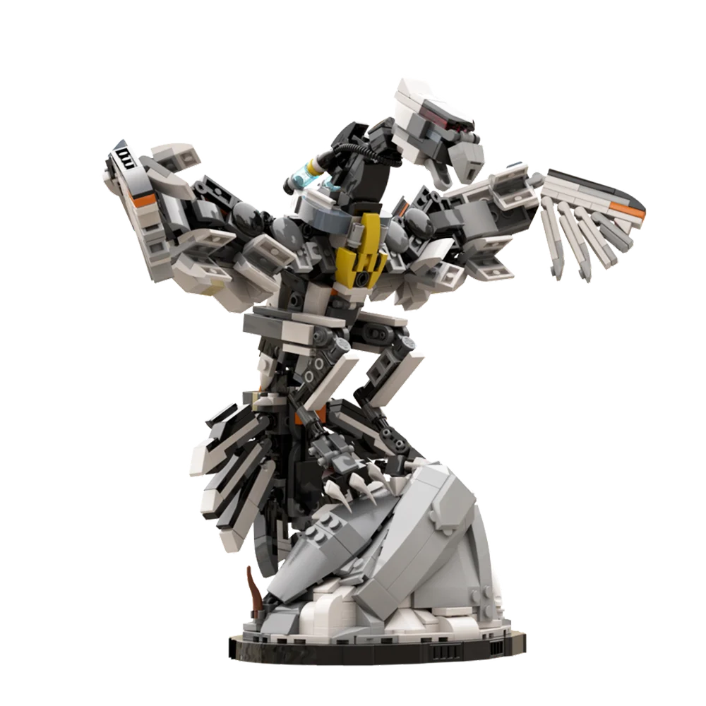 Game Horizoned Zero Dawn Machine Monster Set Stormbird Tallneck Clawstrider Tremortusk Building Blocks