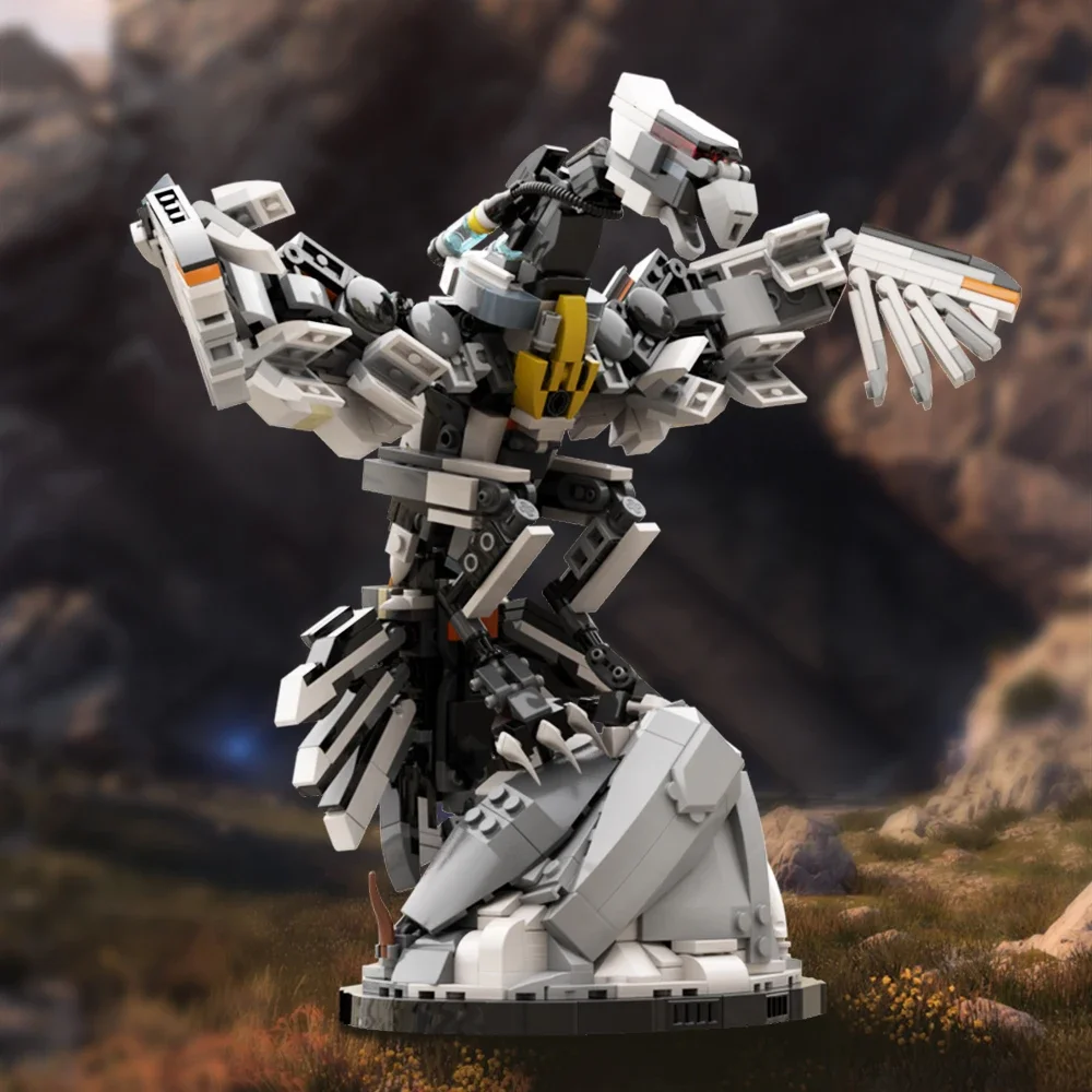 Game Horizoned Zero Dawn Machine Monster Set Stormbird Tallneck Clawstrider Tremortusk Building Blocks - Image 4