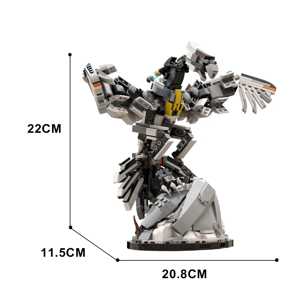 Game Horizoned Zero Dawn Machine Monster Set Stormbird Tallneck Clawstrider Tremortusk Building Blocks - Image 2