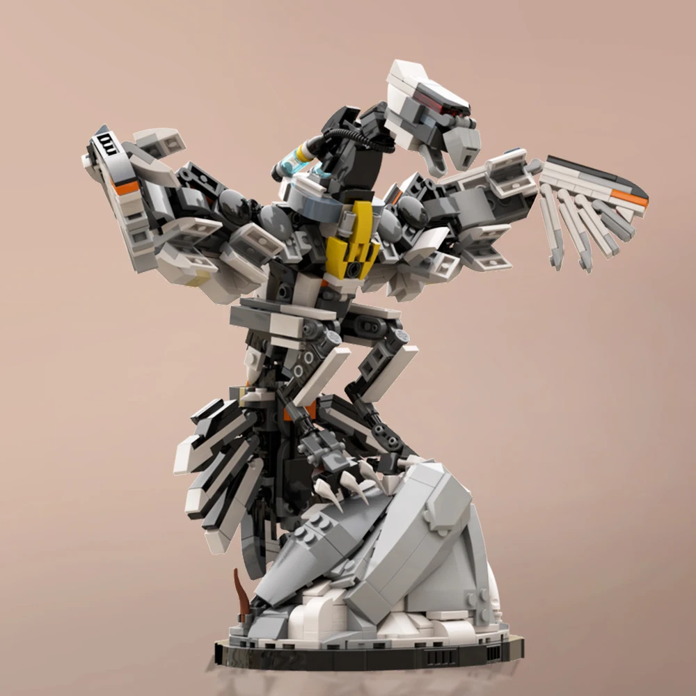Game Horizoned Zero Dawn Machine Monster Set Stormbird Tallneck Clawstrider Tremortusk Building Blocks - Image 5